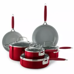 Food Network™ 10-pc. Nonstick Ceramic Cookware Set Red 24 Food Network™ 10-pc. Nonstick Ceramic Cookware Set Red -Cheap The Dine Nest Store unnamed file 10