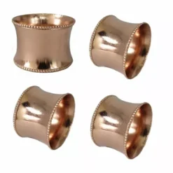 Food Network™ 4-pc. Metal Napkin Ring Set Rose Gold -Cheap The Dine Nest Store unnamed file 1080