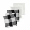 Food Network™ Black & White Buffalo Check Dishcloth 4-pk. -Cheap The Dine Nest Store unnamed file 1167