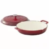 Food Network™ 3.5-qt. Enameled Cast-Iron Braiser With Lid Red -Cheap The Dine Nest Store unnamed file 122