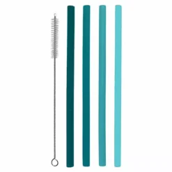 Food Network™ 5-pc. Aqua Smoothie Straw Set