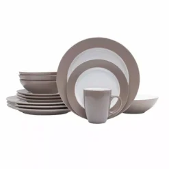 Food Network™ Applewood 16-pc. Dinnerware Set Taupe