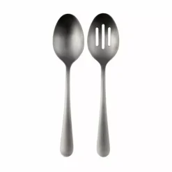Food Network™ 2-pc. Flat Iron Serving Spoon & Slotted Spoon Set