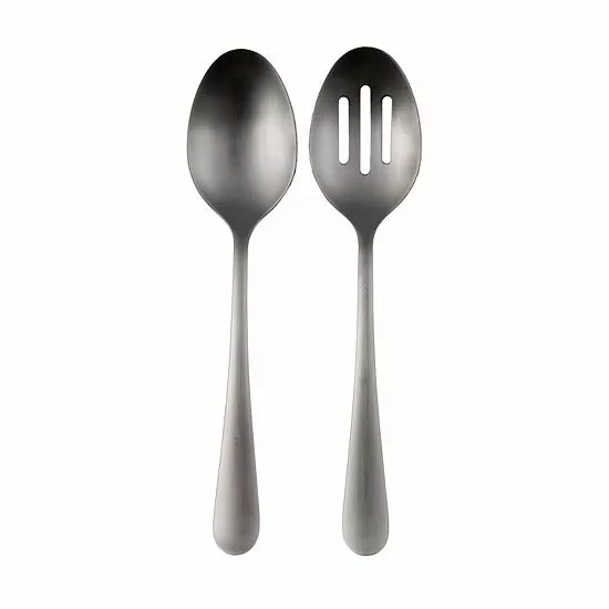 Food Network™ 2-pc. Flat Iron Serving Spoon & Slotted Spoon Set 3 Food Network™ 2-pc. Flat Iron Serving Spoon & Slotted Spoon Set