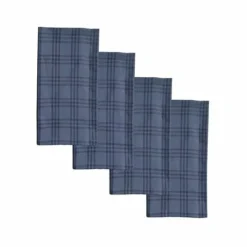 Food Network™ Blue Check Woven Dinner Napkin 4-pk.