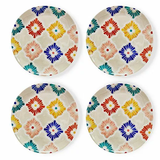 Food Network™ 4-pc. Casa Sol Melamine Dinner Plate Set 3 Food Network™ 4-pc. Casa Sol Melamine Dinner Plate Set