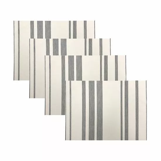 Food Network™ Farmstead Stripe Woven Placemat 4-pk. 3 Food Network™ Farmstead Stripe Woven Placemat 4-pk.