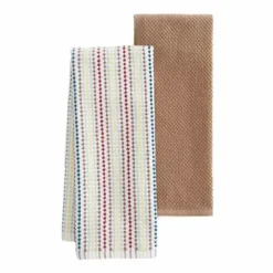 Food Network™ Awning Stripe Kitchen Towel 2-pk. Brown -Cheap The Dine Nest Store unnamed file 228