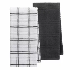 Food Network™ Plaid Kitchen Towel 2-pack Rio Red