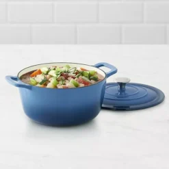 Food Network™ 3.5-qt. Ombre Enameled Cast-Iron Dutch Oven Navy -Cheap The Dine Nest Store unnamed file 266