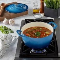 Food Network™ 5-qt. Enameled Cast-Iron Dutch Oven Gray Ombre -Cheap The Dine Nest Store unnamed file 29