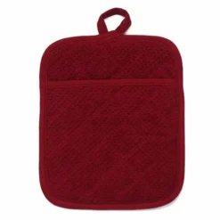 Food Network™ Soft Terry Pot Holder Red