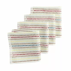 Food Network™ Awning Stripe Dishcloth 4-pk. Multi Cool