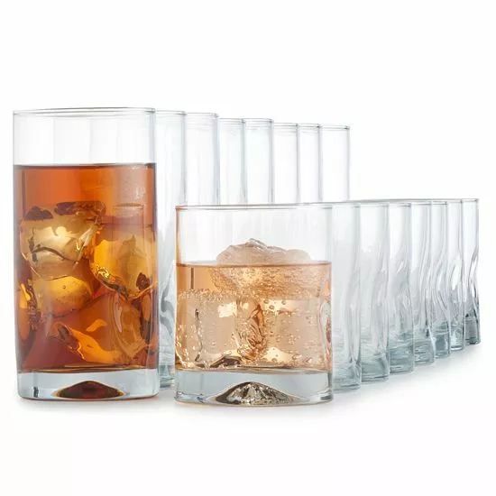 Food Network™ 16-pc. Pinch Glassware Set 4 Food Network™ 16-pc. Pinch Glassware Set - Image 2
