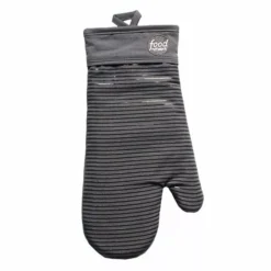 Food Network™ Stripe Silicone Oven Mitt Black -Cheap The Dine Nest Store unnamed file 514