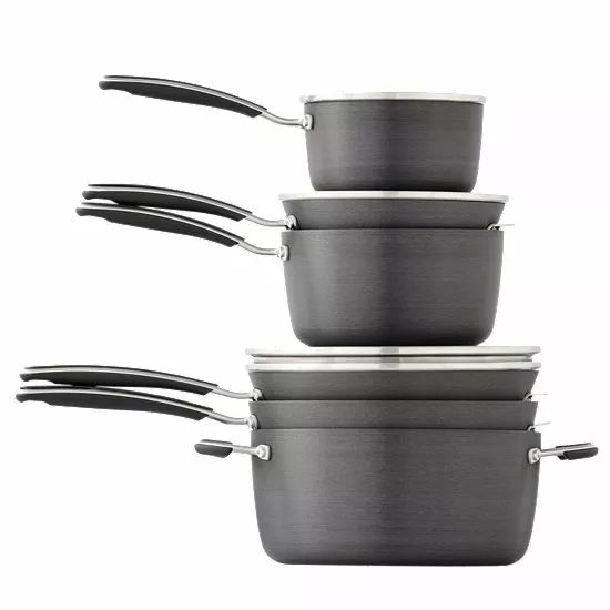 Food Network™ 10-pc. Hard-Anodized Nonstick Cookware Set 4 Food Network™ 10-pc. Hard-Anodized Nonstick Cookware Set - Image 2
