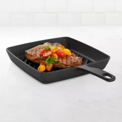 Food Network™ 9.8-in. Pre-Seasoned Cast-Iron Grill Pan -Cheap The Dine Nest Store unnamed file 538