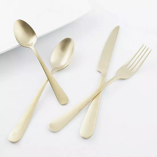 Food Network™ Classic Champagne 16-pc. Flatware Set 5 Food Network™ Classic Champagne 16-pc. Flatware Set - Image 3