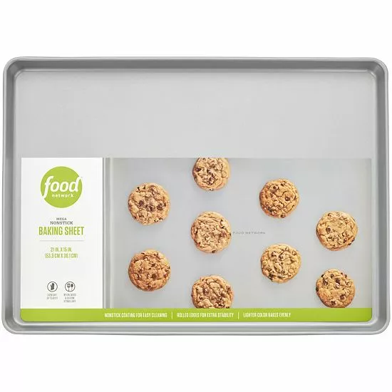 Food Network™ 15" X 21" Mega Nonstick Cookie Pan 4 Food Network™ 15" X 21" Mega Nonstick Cookie Pan - Image 2