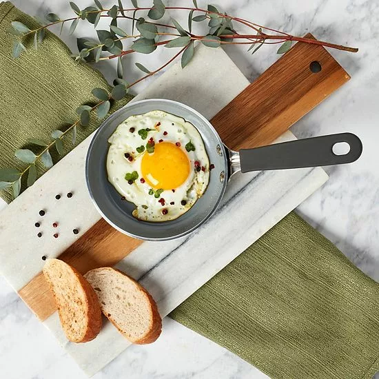 Food Network™ 5-in. Ceramic Nonstick Frypan Aqua 7 Food Network™ 5-in. Ceramic Nonstick Frypan Aqua - Image 5