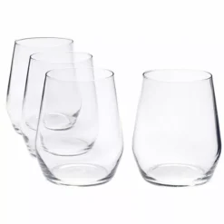 Food Network™ Signature 4-pc. Crystal Stemless Red Wine Glass Set