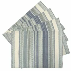 Food Network™ Cool Colors Woven Stripe Placemat 4-pk.
