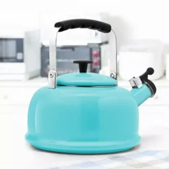 Food Network™ Rosie Whistling Tea Kettle Aqua -Cheap The Dine Nest Store unnamed file 867