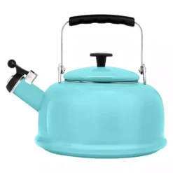 Food Network™ Rosie Whistling Tea Kettle Aqua -Cheap The Dine Nest Store unnamed file 868