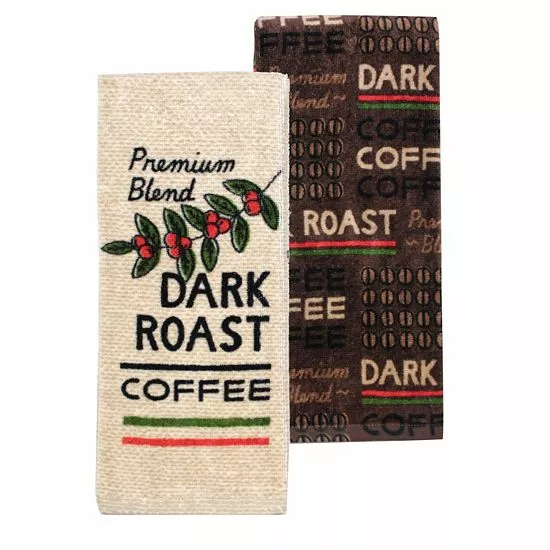 Food Network™ Dark Roast Coffee Kitchen Towel 2-pk. 3 Food Network™ Dark Roast Coffee Kitchen Towel 2-pk.